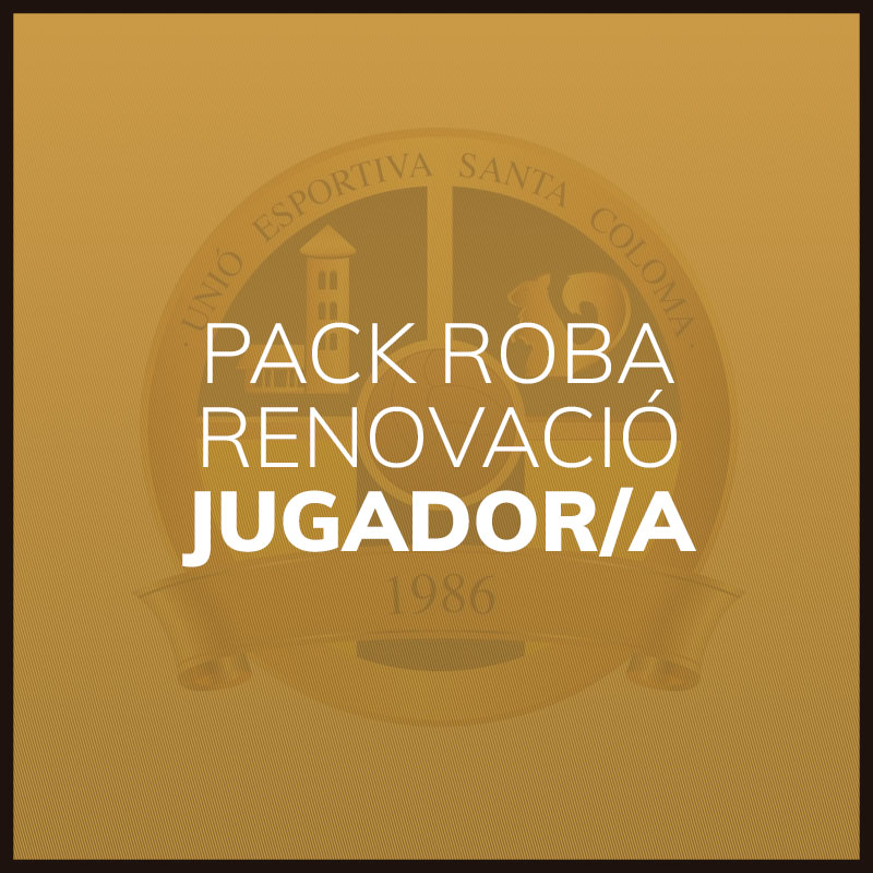 Pack Roba Renovació Jugador/a