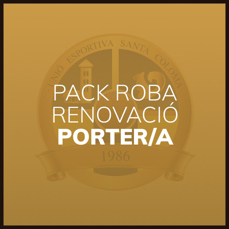 Pack Roba Renovacio Porter/a